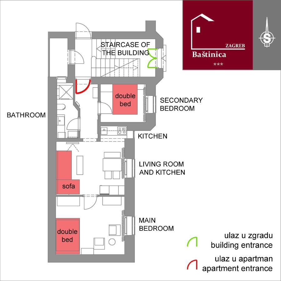 Bastinica Superior Apartment, Old Town In City Center 자그레브 외부 사진